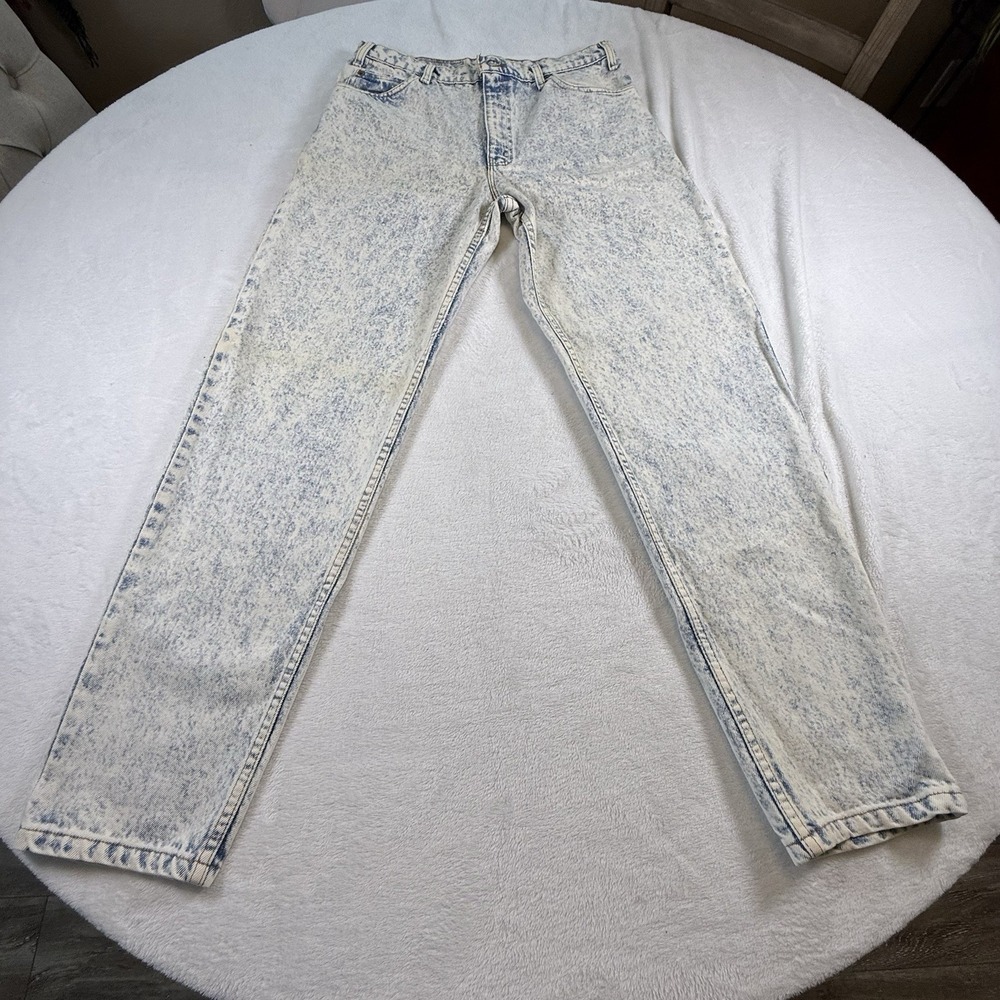 Vintage Levi's‎ 550 USA Made Acid Wash Jeans 34x32 Relaxed Fit Orange Tab